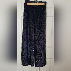 Solene Wide Leg Sequin Pants